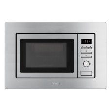 Microwave Oven with Electric Grill Depth 320 mm Smeg Classic FMI017X - Stainless steel