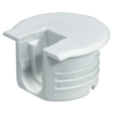 Connector Housing Plastic with Ridge Rafix-20 TAB For wood thickness from 16 mm dim. A 8.0 mm drilling depth X 12.7<sup>+0.2</sup> mm white
