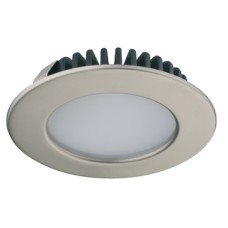 LED Downlight 12 V Ø 65 mm Rated IP44 Loox LED 2020 Luminous flux: 150 lm Matt nickel cool white 4000 K