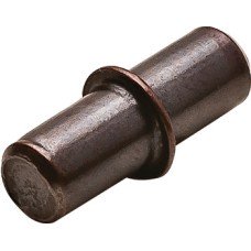 Shelf Support Plug in with Collar for Wooden Shelves and Ø 5 mm Hole Steel Bronzed
