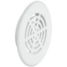 Ventilation Trim Harpoon-Type Fixing for Press Fittings Ø 50 mm Plastic White finish