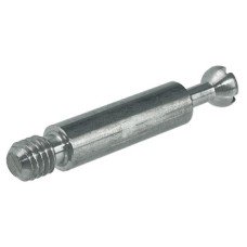 Connecting Bolt for Ø 8 or 10 Ø mm Holes with M6 Thread  Minifix S100 Bolt hole 8 mm bolt head Ø 7 mm thread length 7.5 mm Drilling distance B:  24 mm thread length 7.5 mm bright