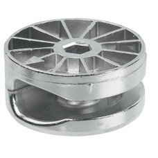 Connector Housing for Wood Thickness from 24 mm Maxifix SW6 bright finish