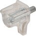 Shelf Support Plug in for Ø 3 mm Hole for wooden and glass shelves load bearing capacity 8 kg per item Transparent