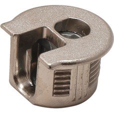 Connector Housing Zinc Alloy Rafix-20 With tightening element For wood thickness from 16 mm dim. A 8.0 mm drilling depth X 12.7<sup>+0.2</sup> nickel plated
