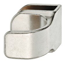 Glass Door Pull for Glass Thickness 4-5 mm Zinc Alloy Push fitting Nickel plated