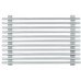 Clip on Profile Length 4000 mm Silver coloured (E6/EV1)