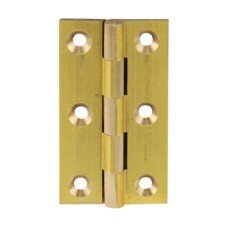 Broad Style Hinge 51 x 29 mm Brass With brass pin Imitation bronze metal antique