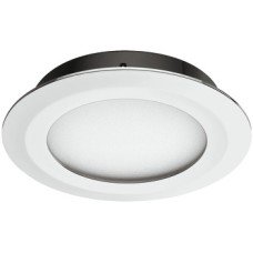 LED Downlight 12 V Ø 72 mm Rated IP20 Loox Compatible Smally Plus Natural white 4300 K Chrome finish