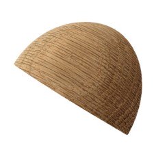 Cup Pull Handle Wood Fixing Centres 32-160 mm Wilton Unfinished oak fixing centres 32 mm