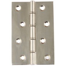 Butt Hinge DSSW Stainless Steel Square corners Length x width: 100 x 66 mm satin