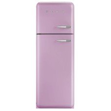 Fridge-Freezer Freestanding Total Capacity 298 Litres Smeg 50’s Style FAB30LPK5 - Pink left hand hinge