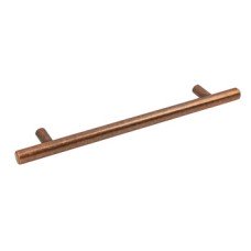 Bar Handle Steel Ø 12 mm Fixing Centres 128-160 mm Bartram Antique copper fixing centres 160 mm