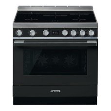 Range Cooker Induction Pyrolytic Multifunctional Single Cavity 900 mm Smeg Portofino CPF9IPAN - Anthracite