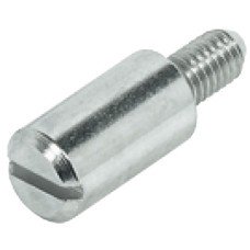 Shelf Support Plug in for Ø 5 mm Holes for Use with M4 Sleeve For wooden shelves with M4 threaded bolt Nickel plated