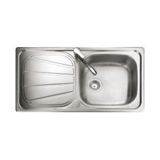 Sink Single Bowl and Drainer Rangemaster Baltimore BL9501 Stainless steel sink top mount Reversible drainer