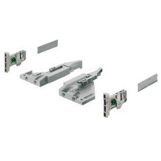 Fitting Set for Vionaro 89 and 121 mm High Drawer Sides Graphite