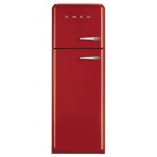 Fridge-Freezer Freestanding Total Capacity 298 Litres Smeg 50’s Style FAB30LRD5UK - Red left hand hinge