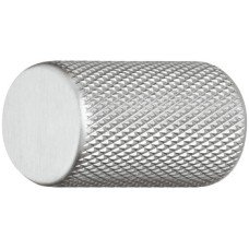 Knob Aluminium Ø 17 mm Graf Stainless steel effect