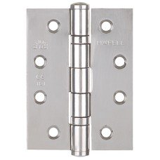 Butt Hinge Length 102 mm Stainless Steel ANSI hole pattern Radius corners polished