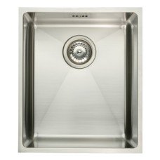 Sink Stainless Steel Single Bowl 370 x 430 mm Häfele Ashton Undermount