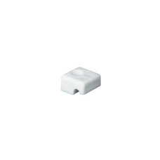 Fastening Block for Straight Laundry Baskets White RAL 9010 finish