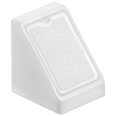 Corner Connector with Cover Cap Width 18 mm Mini White