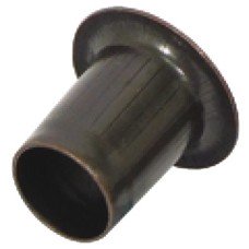 Socket Plug in for Ø 6.5 mm Hole for Use with Loop Shelf Support Florentine bronzed