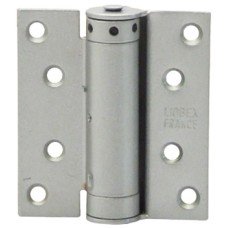 Spring Hinge Single Action 75 x 68 mm Steel Silver lacquered steel