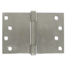 Projection Butt Hinge Traditional Bearing 3 Knuckle 102 x 152 mm 304 Stainless Steel Staggered hole pattern Square corners satin