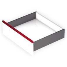 Drawer Set 121 mm High with Dynapro Tipmatic Runners Vionaro Length 350 mm graphite
