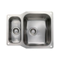 Sink 1.5 Bowl Sink Rangemaster Atlantic Classic Reversible position Main bowl 350 x 420 mm second bowl 156 x 342 mm reversible position micro-Sheen finish