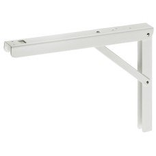 Hinged Bracket Adjustable in 3 Positions Dimensions (AxBxC): 300 x 30 x 200 mm white coated