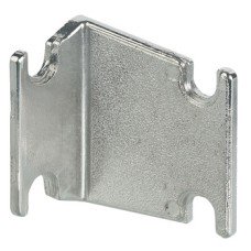 Rear Panel Bracket Zinc Alloy for System Varianta 32 Ø 5 mm Series-Drilled Holes Nickel plated