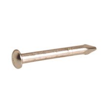 Round Head Metal Pin Steel Brass plated length 15 mm head Ø 3.0 mm pin Ø 1.6 mm