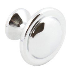 Knob Zinc Alloy Ø 43 mm Constance Polished chrome