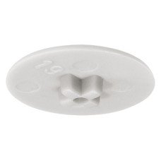 Cover Cap for Minifix 15 Housings without Rim PZ2 Cross Slot or Flat Blade PZ2 cross slot or flat blade White