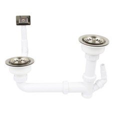 Waste Kit Rangemaster WKIT22 For use with sink 565.62.791/391 Polished chrome