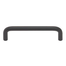 D Pull Handle Steel Fixing Centres 96-128 mm Black finish fixing centres 128 mm