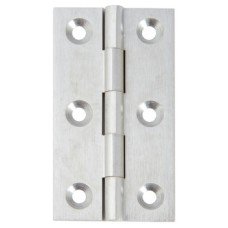 Broad Style Hinge 64 x 35 mm Brass With brass pin Antique brass