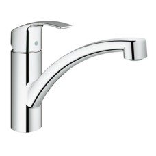Mixer Tap Single Lever Monobloc Low Spout Grohe Eurosmart Contemporary Polished chrome Grohe model 33 281 002