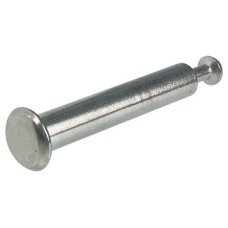 Capped Bolt Minifix For Ø 8 mm hole Drilling distance B: 34 mm for panel thickness 19 mm nickel plated