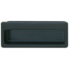 Inset Handle Brass Width 75-99 mm Matt black width 75 mm height 32 mm