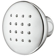 Knob Zinc Alloy Ø 28-33 mm Dimple Polished chrome Ø 33 mm