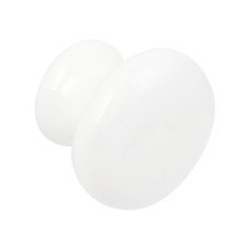 Knob Ceramic Ø 38 mm Iris White