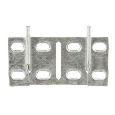 Wall Plate Double for Scarpi-4 Cabinet Hanger Zinc plated