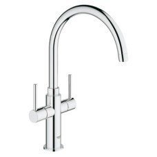 Mixer Tap Dual Lever Monobloc Grohe Ambi Cosmopolitan Polished chrome Grohe model 30 190 000