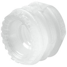 Glue-In Sleeve M4 - M8 Internal Thread Plastic with Grooves for Glue M4 internal thread for Ø 10 mm hole length 10 mm