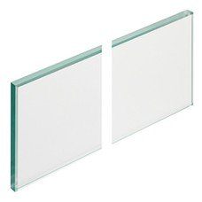 Glass Side Panels for Matrix Box P Drawer Systems Increases inner drawer height by 85 mm For drawer length 450 mm clear glass