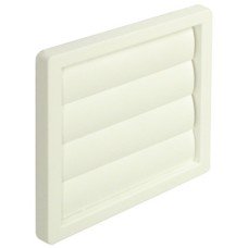Wall Grille Gravity Flap System 6 brown finish